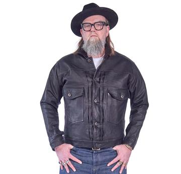 Type II Leather Jacket | Washed Cowhide | Shangri-La Heritage x Tellason Collaboration | Artikelnummer: 0702-5668-2504