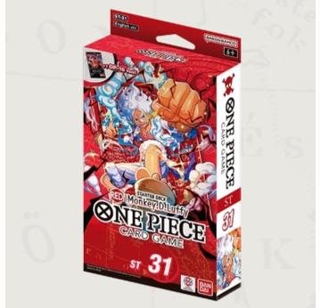 One Piece Card Game - Starter Deck - RED Monkey. D. Luffy - [ST-31] | Bandai Namco | Artikelnummer: 810199500935
