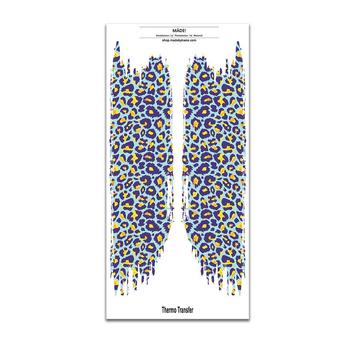 Pinselstrich Bügelbilder | 2 Bügelbilder je ca.  27,5 x 6,5 cm  | Artikelnummer: 1888-1815-6726 -9