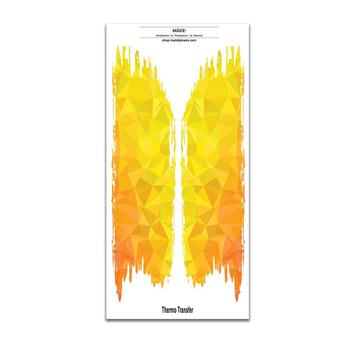 Pinselstrich Bügelbilder | 2 Bügelbilder je ca.  27,5 x 6,5 cm  | Artikelnummer: 1888-1815-6726 -4