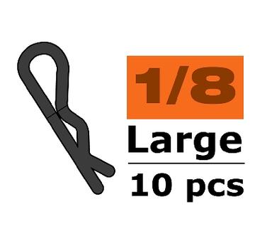 Revtec - Karosserieklammern - 45° gebogen - Gross - Schwarz - 10 St |  | Artikelnummer: GF-0410-024