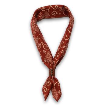 OBERWEIHER | Bandana + Leather Ring | Passion Flowers Red | Artikelnummer: 2424-1304-7436