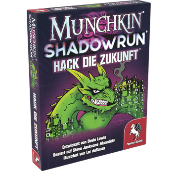 Munchkin Shadowrun: Hack die Zukunft | Pegasus Spiele | Artikelnummer: 4250231744471