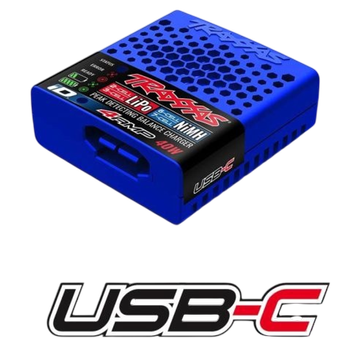 USB-C 4A LADER 40W NIMH/LIPO TRAXXAS MIT ID-AKKUERKENNUNG |  | Artikelnummer: TRX2985