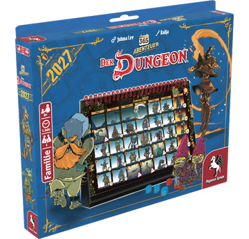 365 Abenteuer – Der Dungeon [Edition 2027] | Pegasus Spiele - voraussichtlich lieferbar ab September 2026 | Artikelnummer: 4250231745249