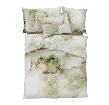 Satin Bettwäsche Gloria olive | 160x210cm | Artikelnummer: 50.325.03 olive