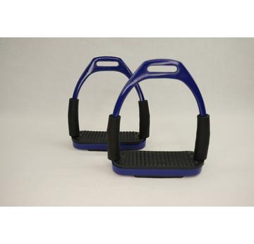 Blaue Flexi Sicherheitssteigbügel  | Dunkelblau - navi blue | Artikelnummer: AMI-1008 10cm navi blue