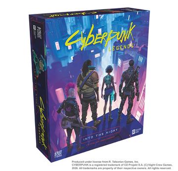Cyberpunk Legends: Into the Night | Night Crew Games - voraussichtlich lieferbar ab Oktober 2026 | Artikelnummer: 3558380143734