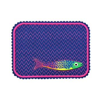 Quilties + Filzies Fische - Set | 13 x 18 cm Stickrahmen | Artikelnummer: 0785-3243-3252