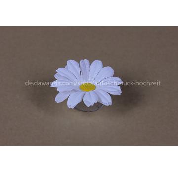 Hochzeitsauto Gänseblümchen Weiss mit Saugnäpfen  |  | Artikelnummer: 93178427