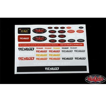 RC4WD mittlerer Aufkleber Bogen  |  | Artikelnummer: Z-S1272