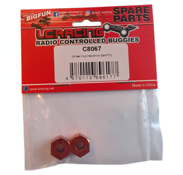 LC Racing Reifenmitnehmer Sechskant 8mm PTG | Ersatzteil verwendet für PTG-1, PTG-2, PTG-2R | Artikelnummer: LC-C8067