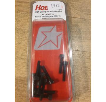 Hobbica Zylinderkopfschraube M3x16 Innensechskannt ,Stahl (10) |  | Artikelnummer: HCAQ6019