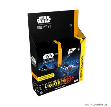 Star Wars: Unlimited - Jump to Lightspeed Carbonite-Booster-Display | Fantasy Flight Games  | Artikelnummer: 841333128036