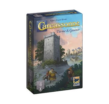 Carcassonne - Türme & Gauner | Die 4. Erweiterung - Hans im Glück | Artikelnummer: 4015566018501