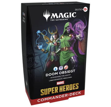 Magic the Gathering Marvel Super Heroes Commander-Deck - Doom obsiegt | Wizards of the Coast - im Laden verfügbar,  Online-Versand ab 26.06. | Artikelnummer: 5010996357113Doom