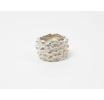 breiter Ring Rosen Silber 925  |  | Artikelnummer: 36948805