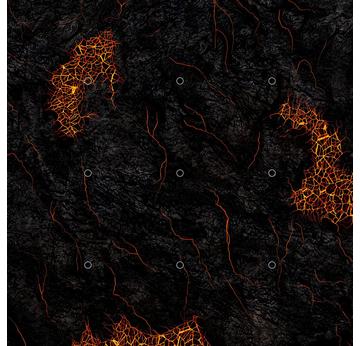 Playmat - Star Wars: Shatterpoint - Lava Fields | Playmats | Artikelnummer: 5907737300166
