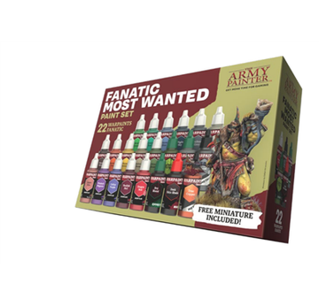 Army Painter Warpaints Fanatic Most Wanted Paint Set | Army Painter | Artikelnummer: 5713799807112