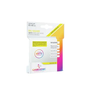 MATTE Big Square-Sized Sleeves 82 x 82 mm | Farbcode Lime - GAMEGEN!C | Artikelnummer: 4251715403037