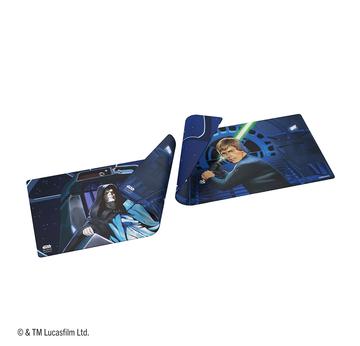 Star Wars: Unlimited - Double-Sided Game Mat - Jedi Luke Skywalker & Emperor Palpatine | GAMEGEN!C - voraussichtlich lieferbar ab Juli 2026 | Artikelnummer: 4251715424513