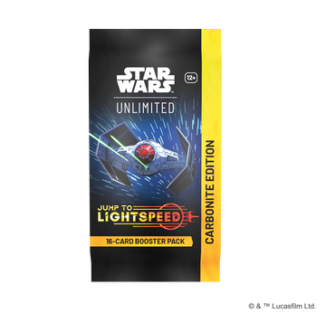 Star Wars: Unlimited - Jump to Lightspeed Carbonite-Booster | Fantasy Flight Games  | Artikelnummer: 841333128029