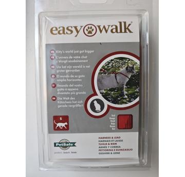 Easy Walk Katzengarnitur Geschirr mit Leine für die Katze S rot | Das Original aus den USA | Artikelnummer: 729849174733