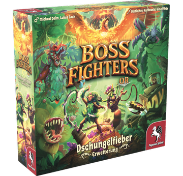Boss Fighters QR: Dschungelfieber | Pegasus Spiele - Erweiterung | Artikelnummer: 4250231749179