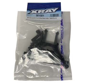 XRAY 321321 - SCX - Composite Front & Heck Karohalter und Pfosten |  | Artikelnummer: XR321321