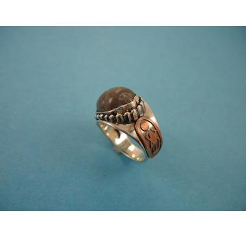 Antiker Ring in 835 Silber,mit einem Skarabäus  |  | Artikelnummer: 49514474