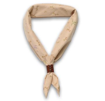 OBERWEIHER | Bandana + Leather Ring | Libelle Bamboo Beige | Artikelnummer: 6886-3176-4161