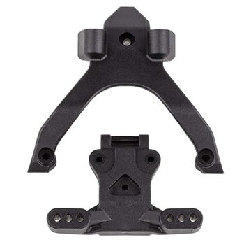 Team Associated RC10B7 FT Top Plate and Ballstud Mount, carbon | z.b. für RC10B7 | Artikelnummer: AE92404