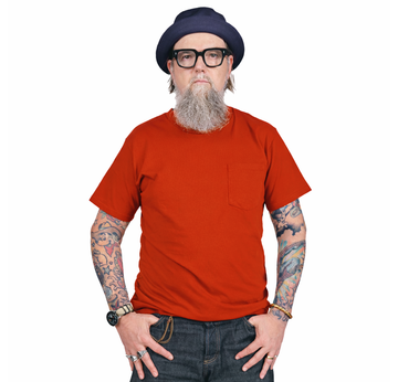 Pocket Tee | Made in USA | International Orange | Artikelnummer: 3855-4488-6448