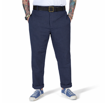 Army Chino | Cotton Linen | Navy | Artikelnummer: 6166-3320-6444