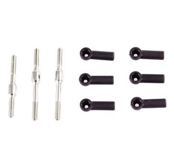 LC Racing Spurstangen mit Kugelkopf Set | Ersatzteil verwendet für EMB-1, EMB-SC, EMB-MT, EMB-DT, EMB-TG, LC12B1 | Artikelnummer: LC-L6019