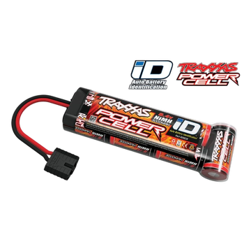 POWER CELL 3000MAH 8,4V 7Z NIMH STICK TRAXXAS ID-STECKER | NiMh Akku für Traxxas. | Artikelnummer: TRX2923X