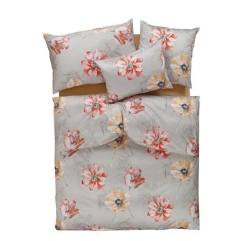 Feinsatin Bettwäsche Smilla orange | 160x210cm | Artikelnummer: 50.298.12 orange