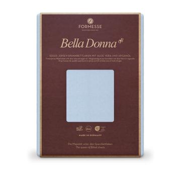 Fixleintuch Bella Donna himmelblau | 90-100 x 200-220 cm | Artikelnummer: 037 04 0523