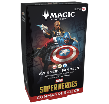 Magic the Gathering Marvel Super Heroes Commander-Deck - Avengers, sammeln | Wizards of the Coast - im Laden verfügbar,  Online-Versand ab 26.06. | Artikelnummer: 5010996357113Avengers