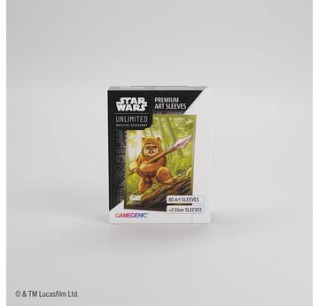 Star Wars: Unlimited - Premium Art Sleeves - Wicket | GAMEGEN!C - voraussichtlich lieferbar ab Oktober 2026 | Artikelnummer: 4251715424681