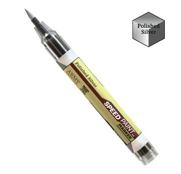 Army Painter Speedpaint: Marker Polished Silver | Army Painter | Artikelnummer: 5713799101715