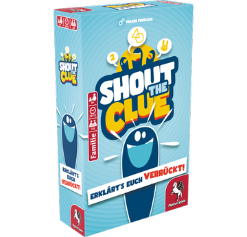 Shout the Clue | Pegasus Spiele - voraussichtlich lieferbar ab Juni 2026 | Artikelnummer: 4250231744969