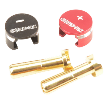 Core RC LowPro Heatsink Bullet Plug Grips -4mm |  | Artikelnummer: CR863