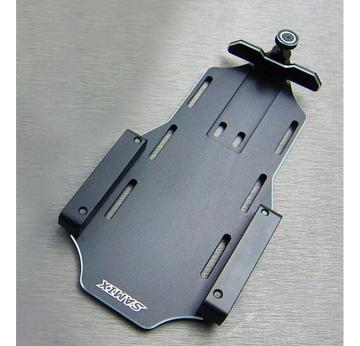 Samix for SCX10-2 forward adjustable battery tray kit  | z.b. für SCX2 | Artikelnummer: SCX10-6035BK