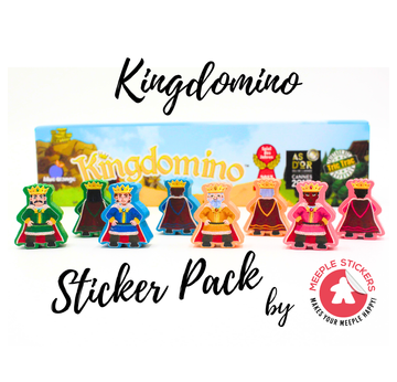 Kingdomino Meeple Sticker | Meeple Stickers | Artikelnummer: 5999573830082