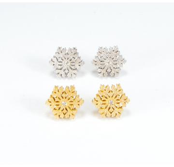 Ohrstecker Schneeflocke Weißgold 750 |  | Artikelnummer: 104311236987