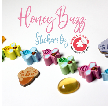 Honey Buzz Meeple Sticker | Meeple Stickers | Artikelnummer: 5999573830068