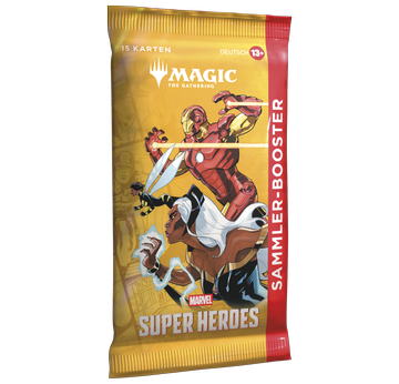 Magic the Gathering Marvel Super Heroes Sammler-Booster | Wizards of the Coast - im Laden verfügbar,  Online-Versand ab 26.06. | Artikelnummer: 5010996360717