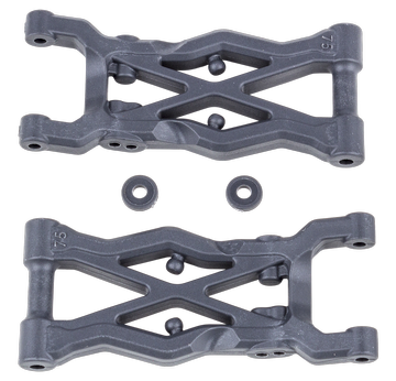 Team Associated B6.2 Rear Suspension Arms, 75mm, hard |  | Artikelnummer: AE91856