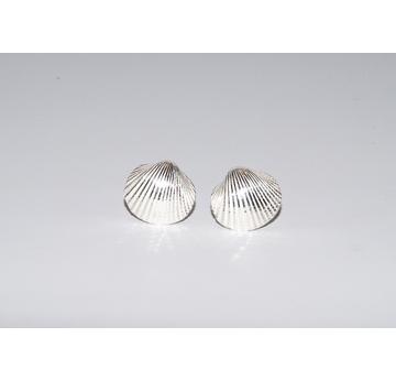 Muschel Ohrstecker midi Silber  |  | Artikelnummer: 101